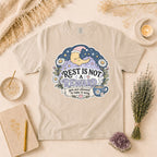 Rest Is Not A Reward T-Shirt, Self-Care Relaxation Tee, Gift for Overthinkers