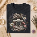 When Life Gets Blurry Adjust Your Focus Tee, Retro Spiritual Gift for Overthinkers