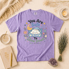 You Are Safe To Slow Down T-shirt, Rest Is Productive Boho Wellness Gift