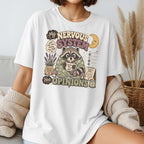 My Nervous System Has Opinions Tee, Gift for Overthinkers & Anxious Friends