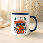 Today's Yoga Pose Is Emotional Support Loaf Mug, Anxiety Humor Gift for Cat Lover. 11oz