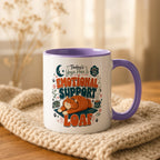 Today's Yoga Pose Is Emotional Support Loaf Mug, Anxiety Humor Gift for Cat Lover. 11oz