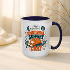 Today's Yoga Pose Is Emotional Support Loaf Mug, Overthinker Gift for Yoga Friend. 15 oz