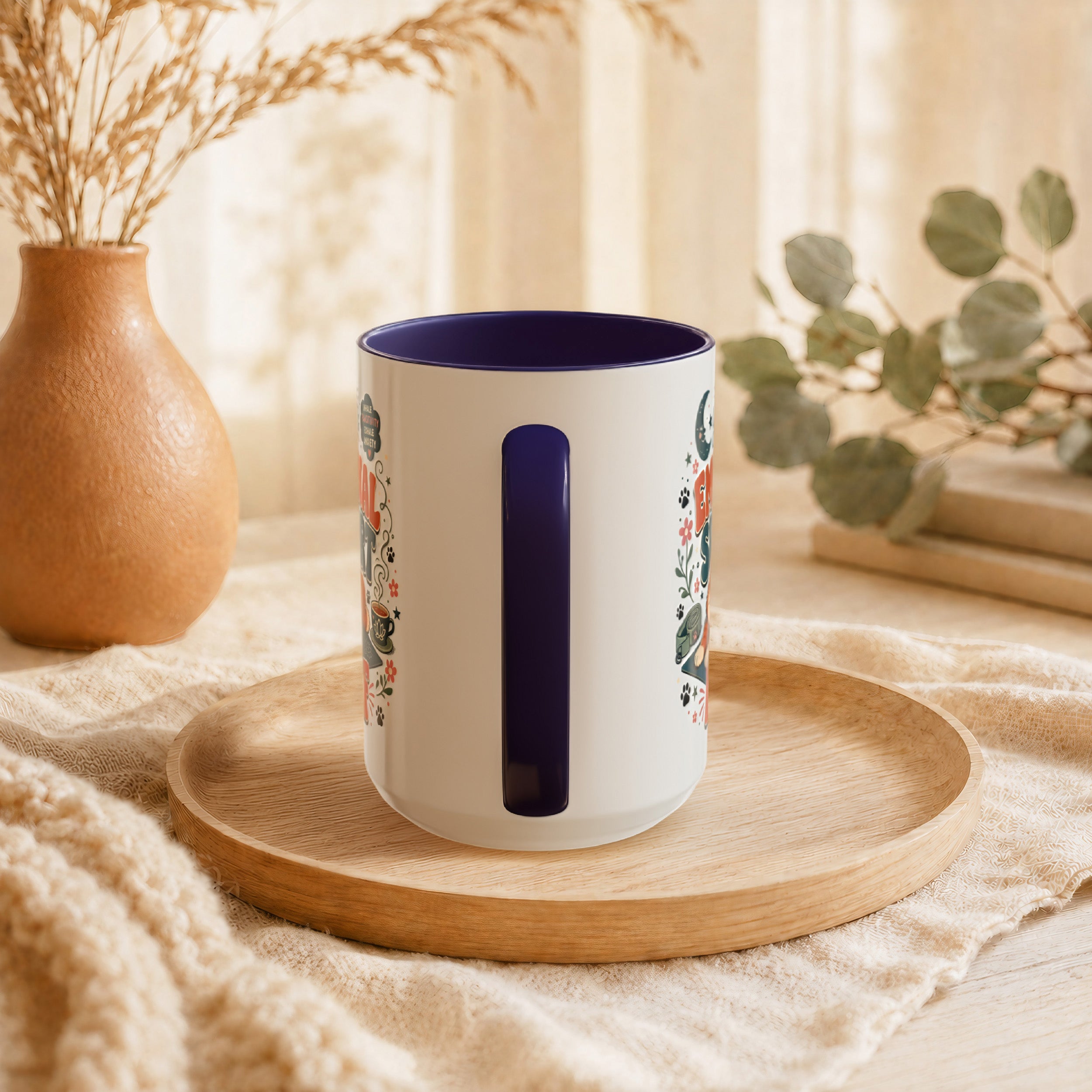 Today's Yoga Pose Is Emotional Support Loaf Mug, Overthinker Gift for Yoga Friend. 15 oz