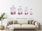 Grief Comes in Waves Poster. Grief & Loss Wall Art, Watercolor Memorial Print