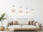They Are Lighter Now Poster. Butterfly Memorial Wall Art, Loss of a Loved One Print