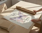 They Are Lighter Now Poster. Butterfly Memorial Wall Art, Loss of a Loved One Print