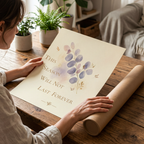 This Season Will Not Last Forever Poster. Encouragement Wall Art, Botanical Hope Print