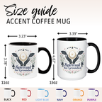 Spiritual But Grounded Mug, Celestial Moon Phase Coffee Cup, Mystic Botanical Gift