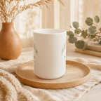 Today This Is Enough Mug, Wildflower Encouragement Gift for Her, 11oz 15oz
