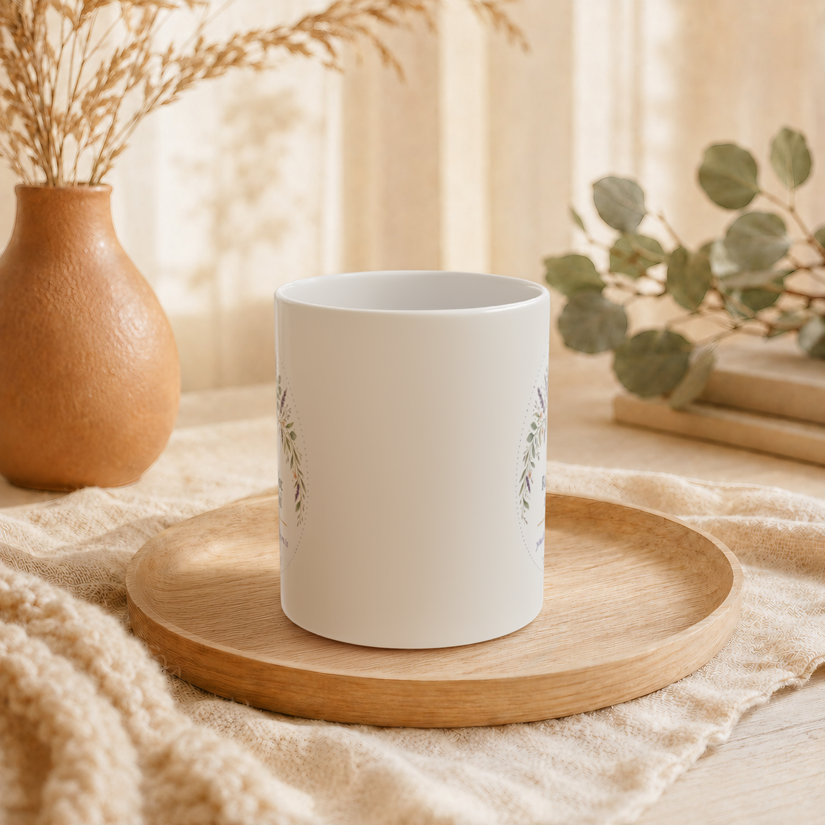 Rest Is Not a Reward Mug, Lavender Self Care Gift, Burnout Gift for Women, 11oz 15oz
