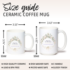 Thank You For The Roots Mug, Sentimental Mothers Day Gift for Mom, 11oz 15oz