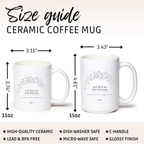 Still With Me Each Morning Mug, Forget Me Not Memorial Gift, 11oz 15oz
