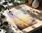 The Morning Came Anyway Poster, Sunrise New Beginnings Wall Art Print. Unframed