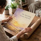 The Morning Came Anyway Poster, Sunrise New Beginnings Wall Art Print. Unframed