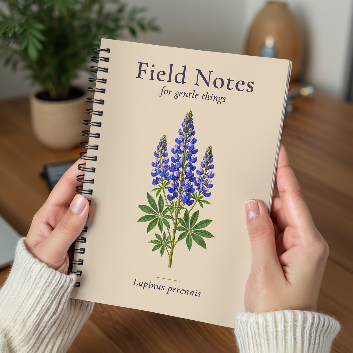 Field Notes Notebook, Botanical Specimen Gift for Nature Lovers, 6 x 8
