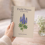 Field Notes Notebook, Botanical Specimen Gift for Nature Lovers, 6 x 8
