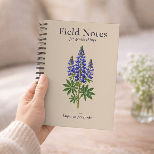 Field Notes Notebook, Botanical Specimen Gift for Nature Lovers, 6 x 8