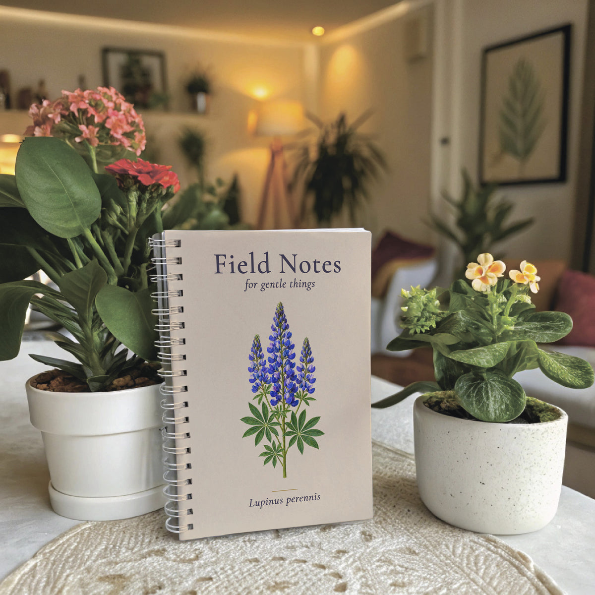 Field Notes Notebook, Botanical Specimen Gift for Nature Lovers, 6 x 8