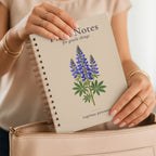 Field Notes Notebook, Botanical Specimen Gift for Nature Lovers, 6 x 8
