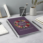 Shift Notes Notebook, Botanical Wreath Gift for Nurses & Caregivers, 6 x 8