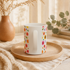 You Did The Thing Mug, Left Handle, Bright Floral Congratulations Gift for Her, 11oz 15oz