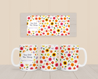 You Did The Thing Mug, Right Handle, Bright Floral Congratulations Gift for Her, 11 oz 15 oz