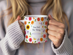 You Did The Thing Mug, Right Handle, Bright Floral Congratulations Gift for Her, 11 oz 15 oz