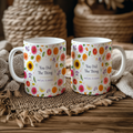 You Did The Thing Mug, Right Handle, Bright Floral Congratulations Gift for Her, 11 oz 15 oz