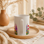 Good Things Are Growing Mug, Left Handle, Wildflower Encouragement Gift for Her, 11 oz 15 oz