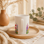 Good Things Are Growing Mug, Right Handle, Wildflower Encouragement Gift for Her, 11 oz 15 oz