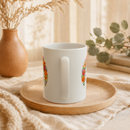 For The One Who Holds Everyone Mug, Marigold Caregiver Gift for Her, 11 oz 15 oz