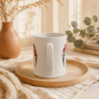Soft Heart Strong Boundaries Mug, Rose and Thistle Self Care Gift for Her, 11 oz 15 oz
