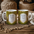The Trees Do Not Hurry Mug, Left Handle, Forest Woodland Nature Lover Gift, 11 oz 15 oz