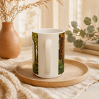 The Trees Do Not Hurry Mug, Right Handle, Forest Woodland Nature Lover Gift, 11 oz 15 oz