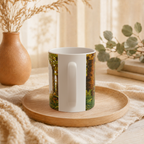 The Trees Do Not Hurry Mug, Right Handle, Forest Woodland Nature Lover Gift, 11 oz 15 oz
