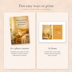 Two ways to print the teacher affirmation cards: photo counter or home printer